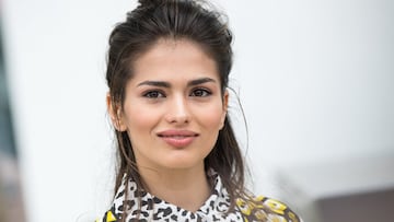 Sara Sálamo posando en el photocall de la película "Todos lo saben" durante la 71ª edición del Festival de Cine de Cannes. 