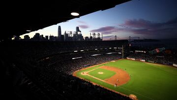 A general view of Oracle Park during the San Francisco Giants game