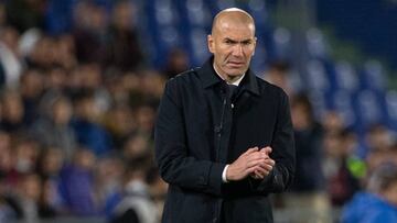 Zinedine Zidane, entrenador del Real Madrid.