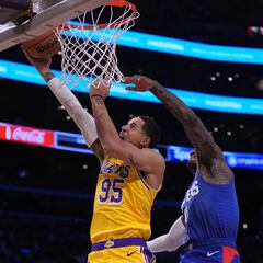Why does Juan Toscano Anderson wear jersey number 95 with the Lakers?