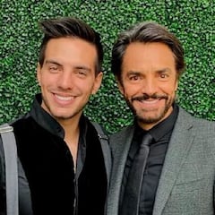 Eugenio Derbez felicita a su hijo Vadhir por su película junto a Bruce Willis