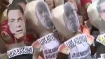 Árbitro chileno la rompe en Perú... ¡con su rostro en una piñata!