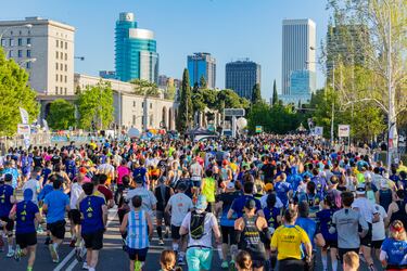 Participantes durante la Zurich Rock ‘n’ Roll Running Series.