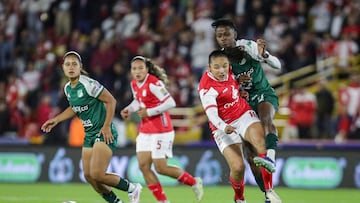 Santa Fe vs Deportivo Cali en la Liga BetPlay Femenina