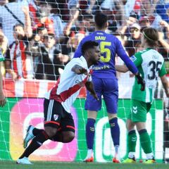 Miguel Borja marca en el último partido de Gallardo en River Plate