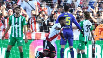 Miguel Borja marca en el último partido de Gallardo en River Plate