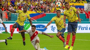 Davinson S&aacute;nchez aclara de qui&eacute;n fue el gol de Colombia en el triunfo 1-0 sobre Per&uacute;.