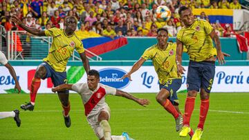 Davinson Sánchez aclara de quién fue el gol de Colombia en el triunfo 1-0 sobre Perú.