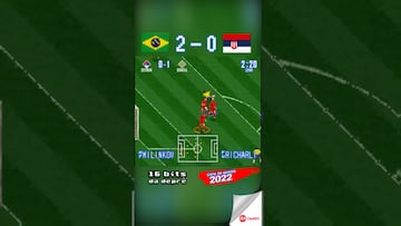 ¡Joya! Recrearon el golazo de Richarlison en un videojuego de 16 bits y el resultado es imperdible