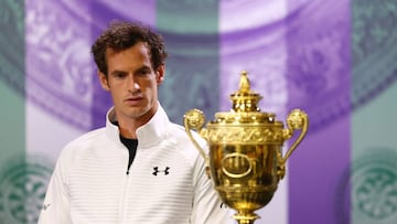 LONDON, ENGLAND - JULY 11: Andy Murray of Great Britain attends the winner's press conference at Wimbledon on July 11, 2016 in London, England. (Photo by Julian Finney/Getty Images)
