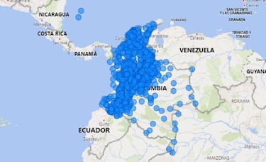 Mapa de casos y muertes por coronavirus por departamentos en Colombia: hoy, 23 de marzo