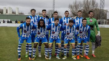 La Arandina durante un encuentro de la Tercera divisi&oacute;n.