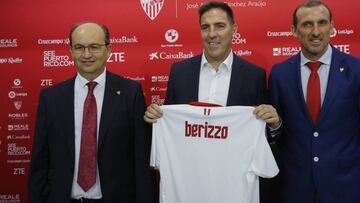 Berizzo es presentado como nuevo entrenador del Sevilla. 