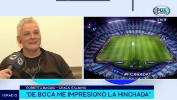 Baggio: "De Boca me impresionó la hinchada, De Rossi fue por pasión"