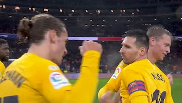 El gesto de buen compañero y capitán de Messi con Griezmann