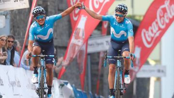 Doblete para Carapaz y Landa tras exhibirse en El Acebo