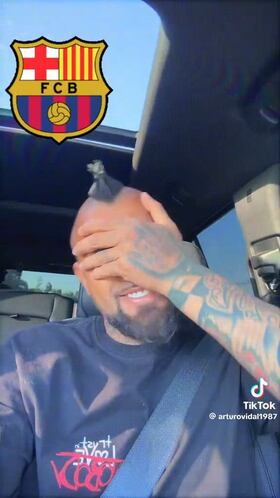 El ‘vacile’ de Arturo Vidal tras la goleada del Barça al Real Madrid