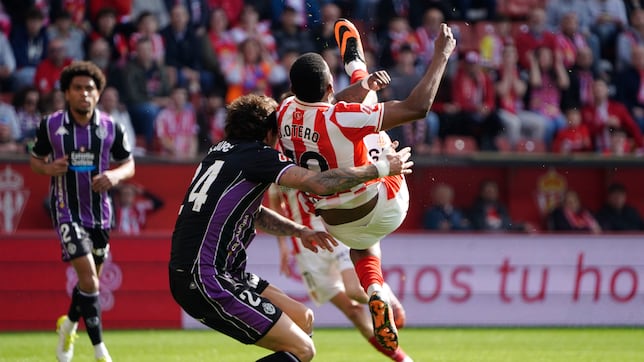 Pablo Vázquez evita que Escribá vuelva a ganar en El Molinón