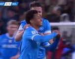 El golazo escandaloso de Neres para darle la Supercopa al Nápoles que se va a ver en todo el mundo