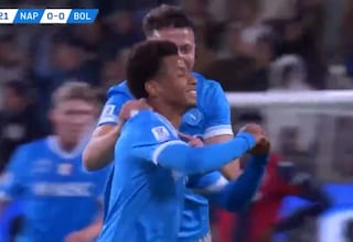 El golazo escandaloso de Neres para darle la Supercopa al Nápoles que se va a ver en todo el mundo