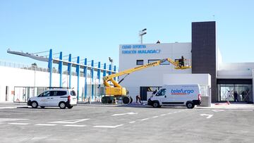 Obras de la Academia del Málaga CF en Arraijanal.