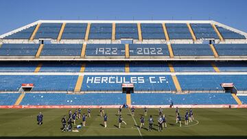 06/04/22  futbol femenino Entrenamiento de la seleccion espa&Atilde;&plusmn;ola ESPA&Atilde;A 
 PANORAMICA DEL ESTADIO RICO PEREZ 