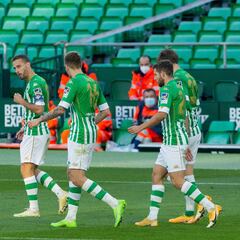 Aprobados y suspensos del
Betis: Canales brilla, Fekir erra