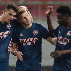 Odegaard sonríe en Europa