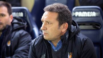 El entrenador de la Real Sociedad Eusebio Sacrist&aacute;n.