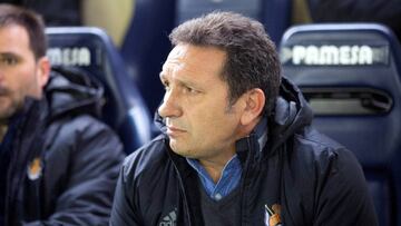El entrenador de la Real Sociedad Eusebio Sacristán.
