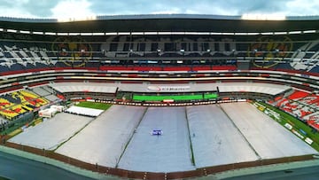 Sismo preocupa a la afición en el Estadio Azteca
