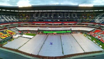 Sismo preocupa a la afición en el Estadio Azteca