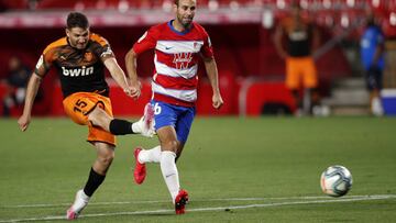 Manu Vallejo, autor del primer gol. 