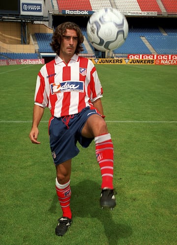 Jug en el Atltico de Madrid B desde 1996 a 1999.