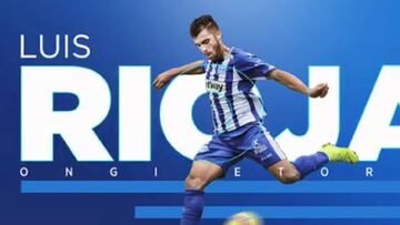 Luis Rioja, nuevo jugador del Alavés