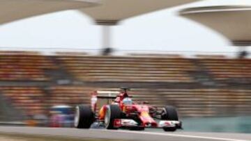 Fernando Alonso en acción.