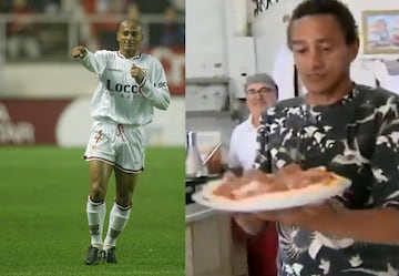 The Uruguayan striker bagged 114 goals in his time playing with Sevilla and Málaga and now works as a pizza waiter in the Costa del sol capital.