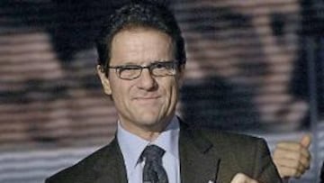 <b>PULSO. </b>Fabio Capello, el día de su presentación como seleccionador de Inglaterra.