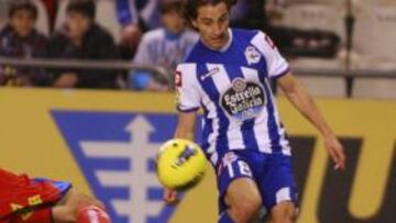 <b>EN PRIMERA. </b>Guardado quiere irse de A Coruña con el ascenso.