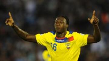 El delantero ecuatoriano Felipe Caicedo.