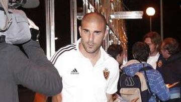 <b>SIN PISTAS. </b>La plantilla del Zaragoza llegó ayer con el objetivo de sumar la victoria.