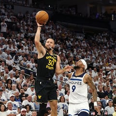 Steph Curry enciende las alarmas por lesión en Juego 1 contra Timberwolves