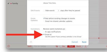 Aqu&iacute; debemos entrar para cambiar las notificaciones de invitaciones del calendario