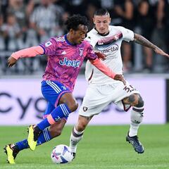 Cuadrado, expulsado en polémico empate de Juve ante Salernitana