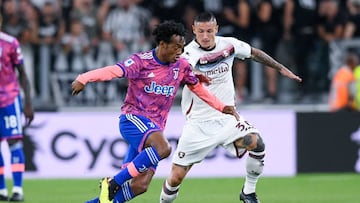 Cuadrado, expulsado en polémico empate de Juve ante Salernitana