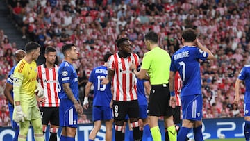 2/10/25 PARTIDO CHAMPIONS LEAGUE
FASE LIGA FASE GRUPOS JORNADA 3
ATHLETIC BILBAO - QARABAG FK
IÑAKI WILLIAMS ARBITRO ARBITRO IGOR PAJAC