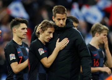 Soccer Football - UEFA Nations League - League A - Group 4 - England v Croatia - Wembley Stadium, London, Britain - November 18, 2018 Croatia's Luka Modric reacts after the match Action Images via Reuters/John Sibley