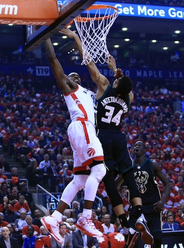 56. Serge Ibaka (Toronto Raptors).