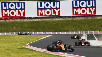 Liqui Moly, patrocinador de la F1 en varios grandes premios.