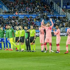 1x1 del Alavés. Superados en todas las facetas por el Barça